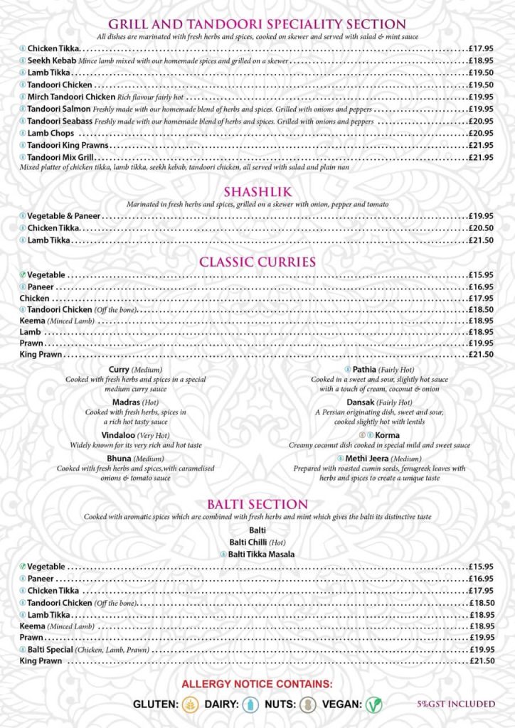 Noya Shapla Inside menu - page 3